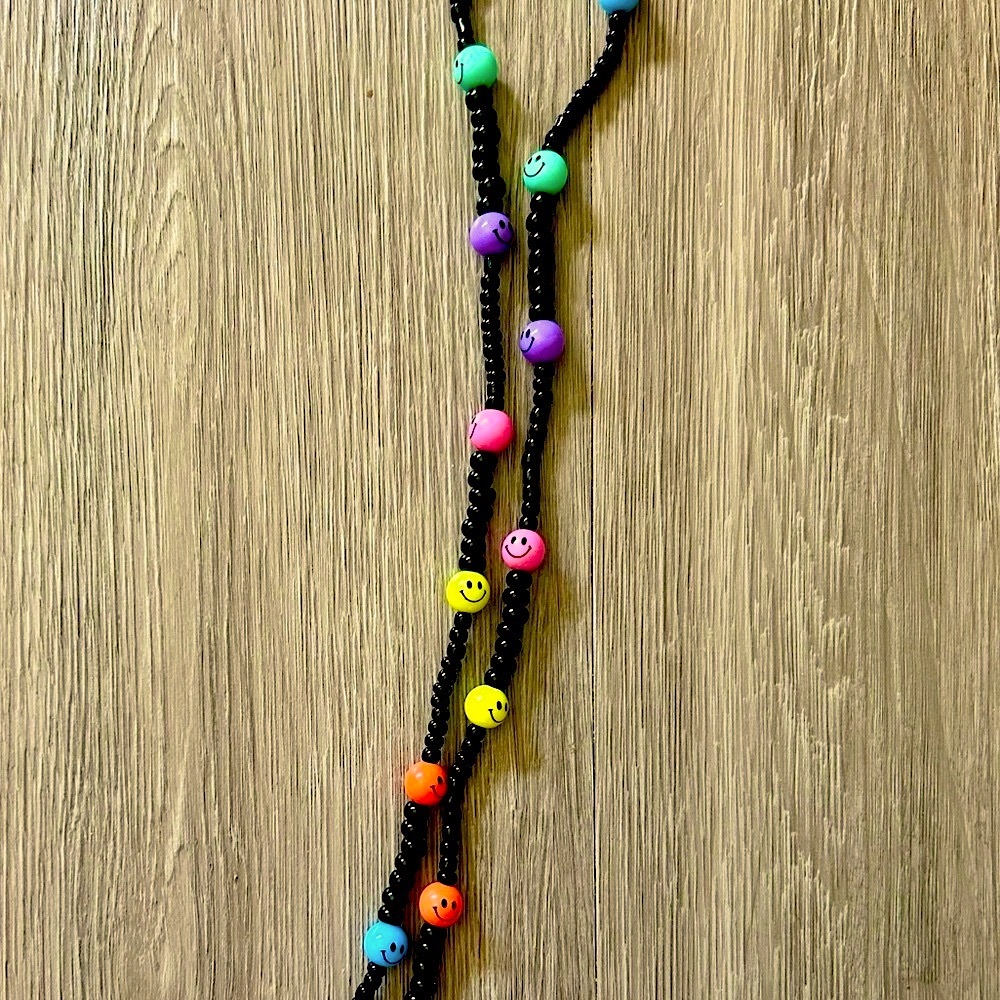 Lanyard, Mixed Beads, 15in., NWOT